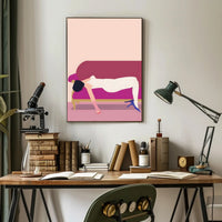Reclined Elegance Scenic Wall Art Print for Decor