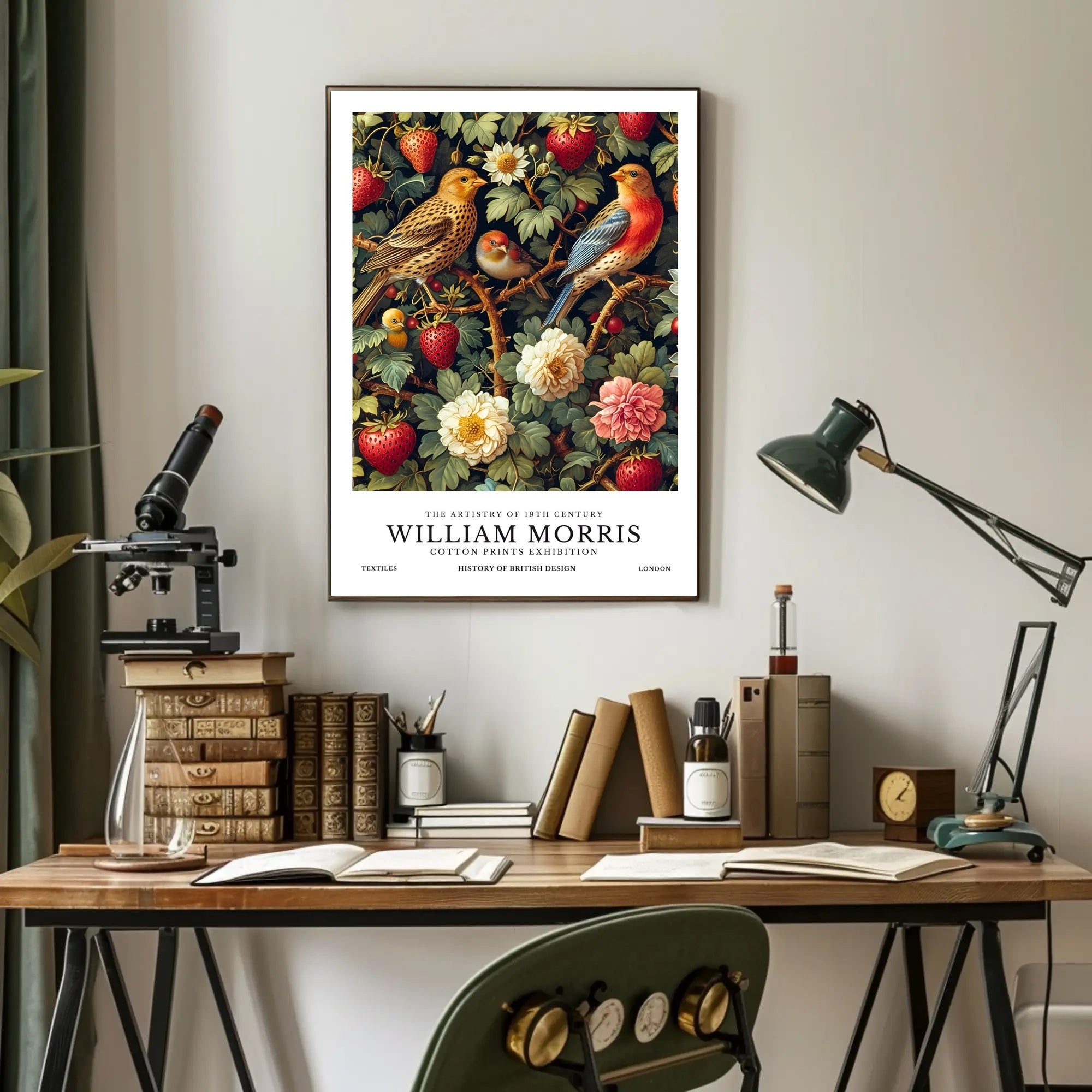William Morris Arts and Crafts Heritage Poster
