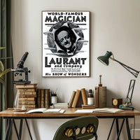 Laurant's Mystical World Tour Vintage Poster - Cultural or Heritage Poster