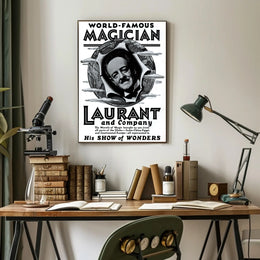 Laurant's Mystical World Tour Vintage Poster - Cultural or Heritage Poster