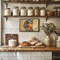 Majestic Pharaoh: Timeless Egyptian Art Poster