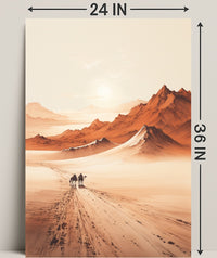 Journey Through The Desert Poster