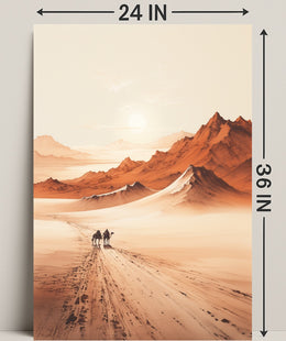 Journey Through The Desert Poster