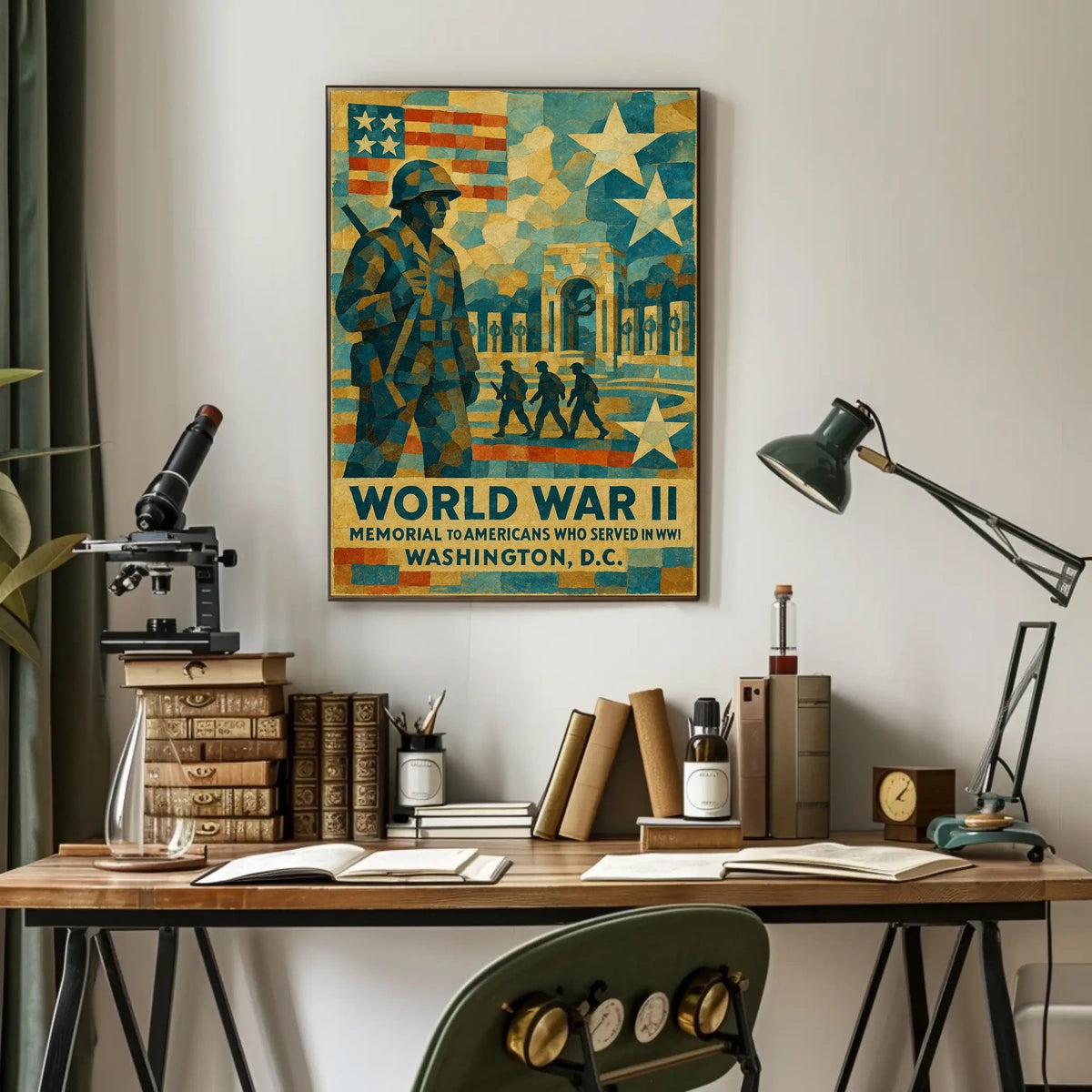 World War Ii Memorial Poster