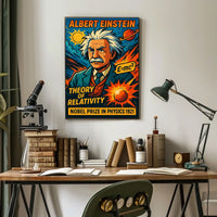 Albert Einstein Theory Of Relativity Poster