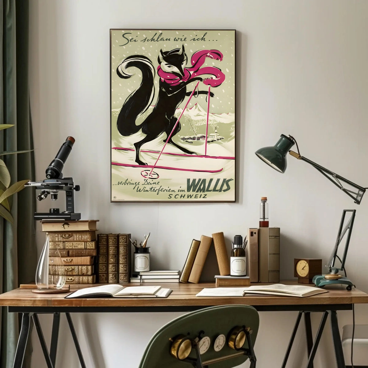 Winter Adventures In Wallis, Switzerland Poster