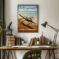 Cessna T-37 Dragonfly Poster PosterGoat