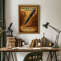The Ballpoint Pen Invention Series Poster
