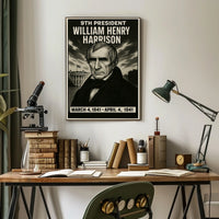William Henry Harrison 9Th President Poster