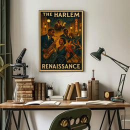 Harlem Renaissance Music and Culture Poster - Cultural or Heritage Poster
