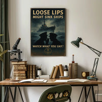 Loose Lips Might Sink Ships Poster