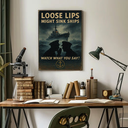 Loose Lips Might Sink Ships Poster