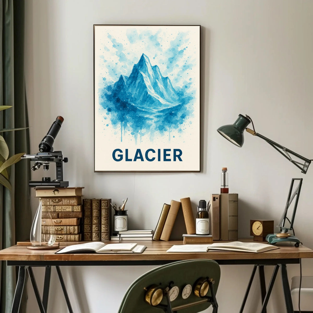Glacier Majesty Poster