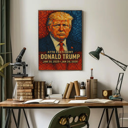Donald Trump 47th President Poster