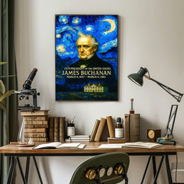 James Buchanan 15th President of the United States Presidential Masterpiece Series Poster