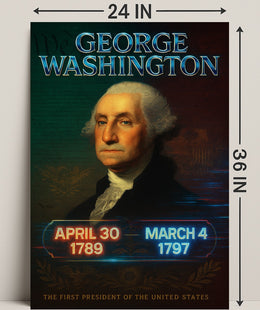 George Washington 1st President Poster PosterGoat