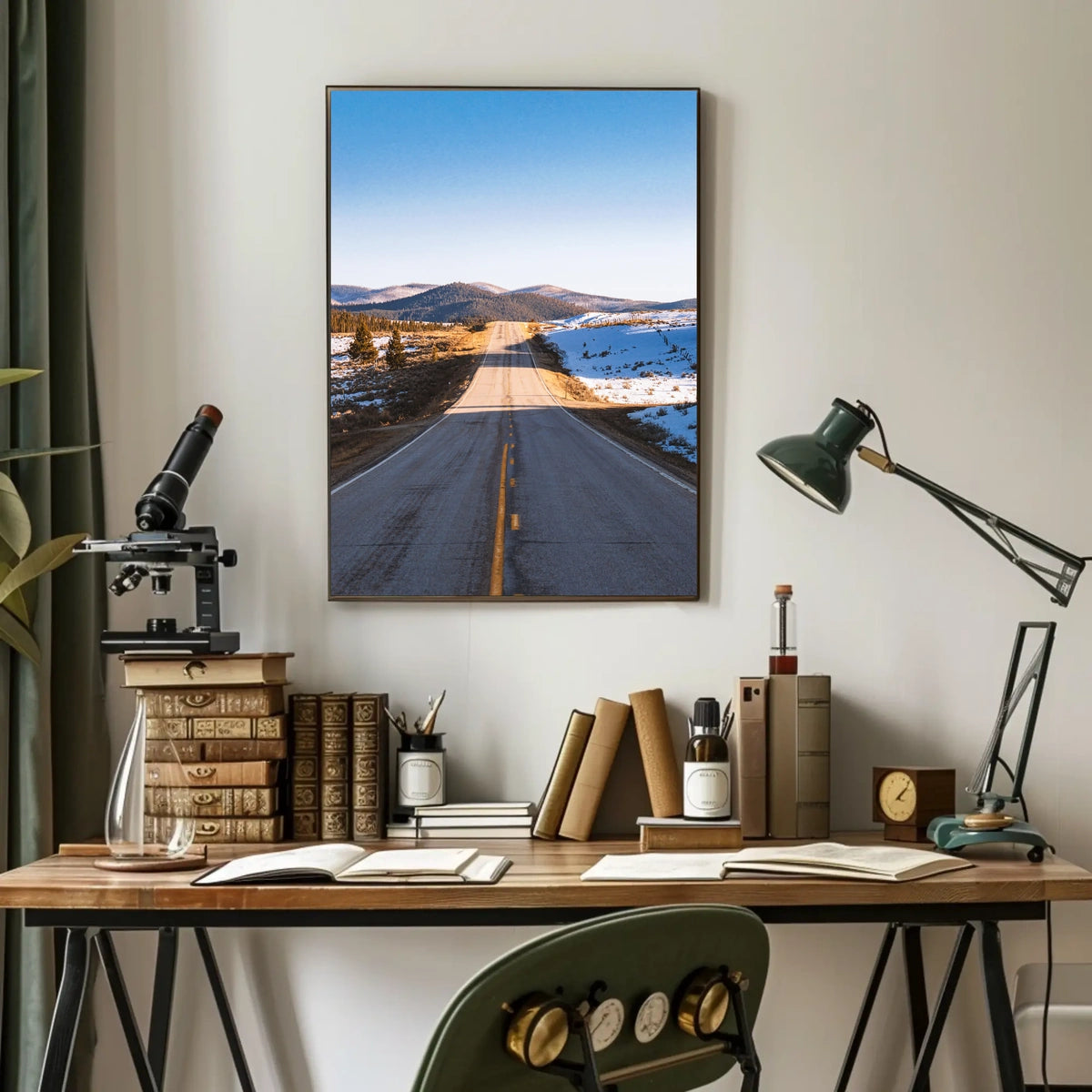 Open Road To The Horizon Poster