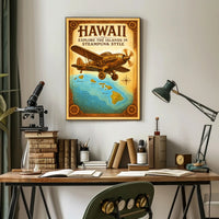 Steampunk Hawaii Adventure Poster PosterGoat