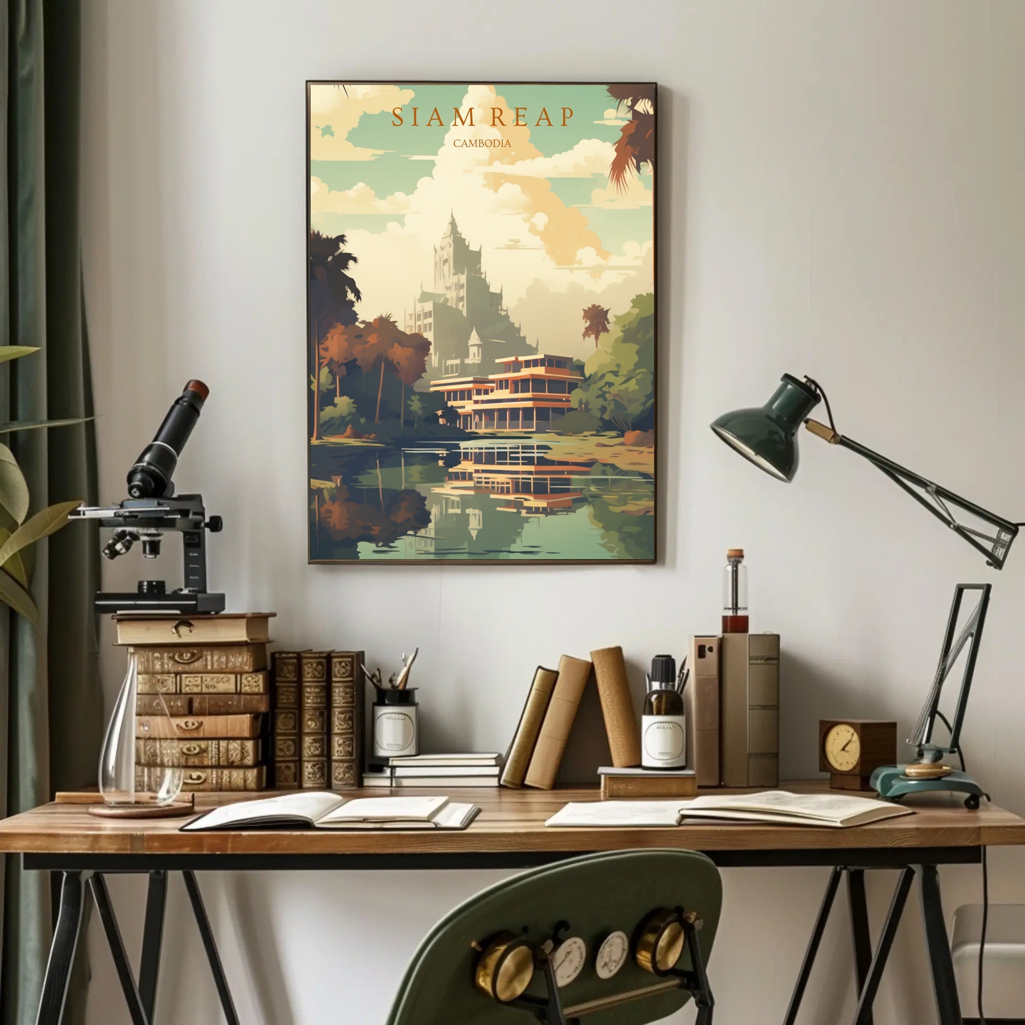 Enchanting Siem Reap Poster PosterGoat