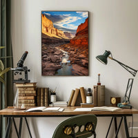 Majestic Canyon Landscape Poster