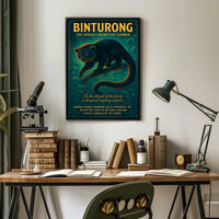 Binturong The Jungles Secretive Climber Poster