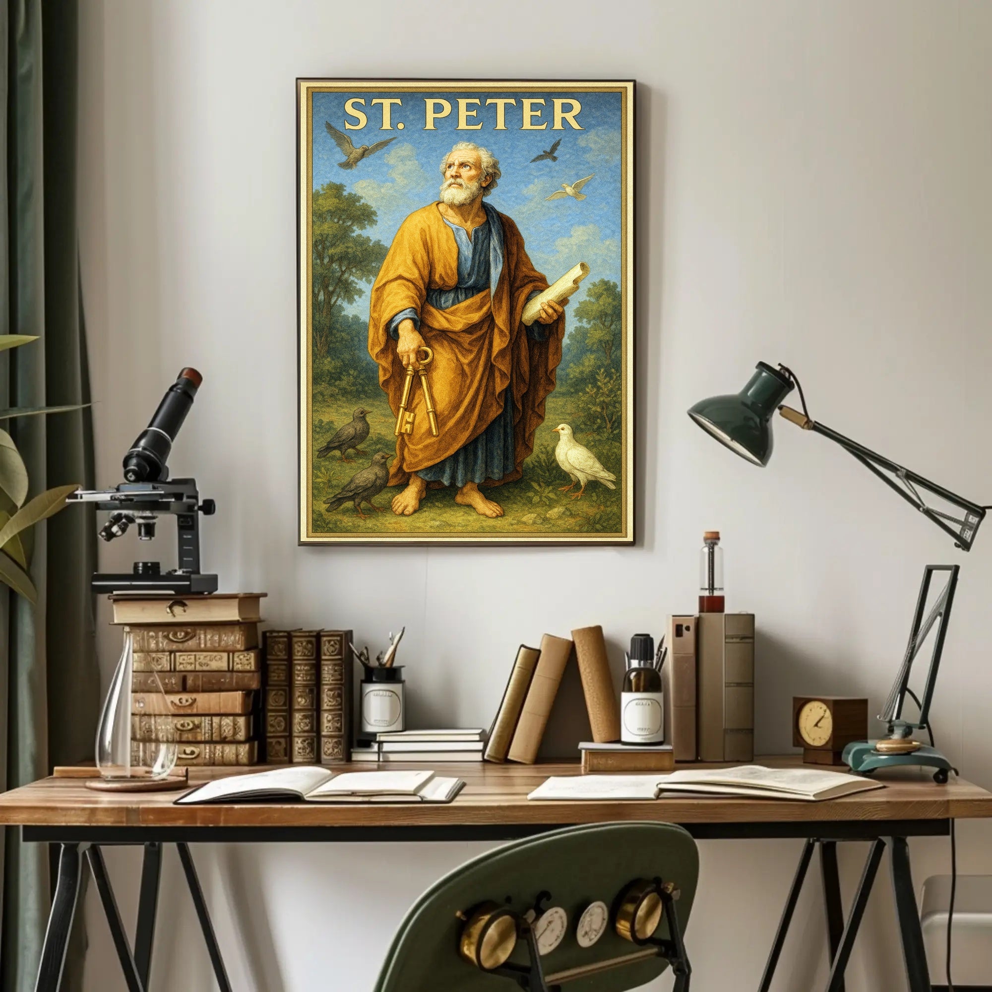 St. Peter - Keeper of the Keys Poster PosterGoat