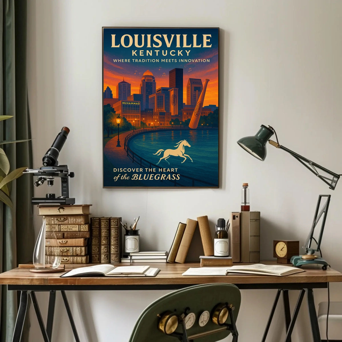 Louisville Where Tradition Meets Innovation Poster