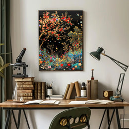 Enchanting Garden Scene: Cultural or Heritage Poster