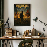 Battlefields Of Valor The American Poster