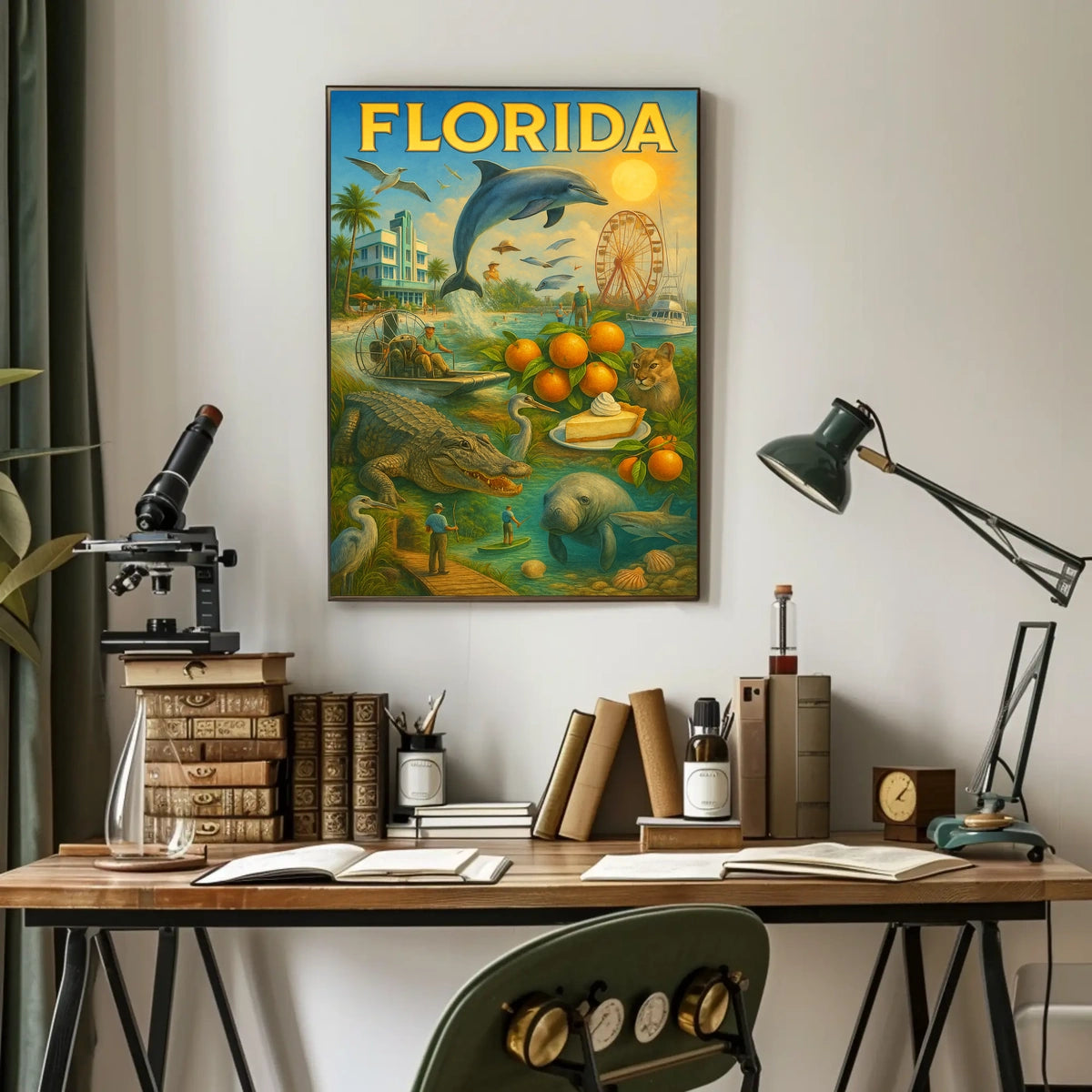 Florida A Vibrant Paradise Poster
