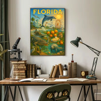 Florida A Vibrant Paradise Poster