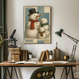 Winter Wonderland Snowmen Poster