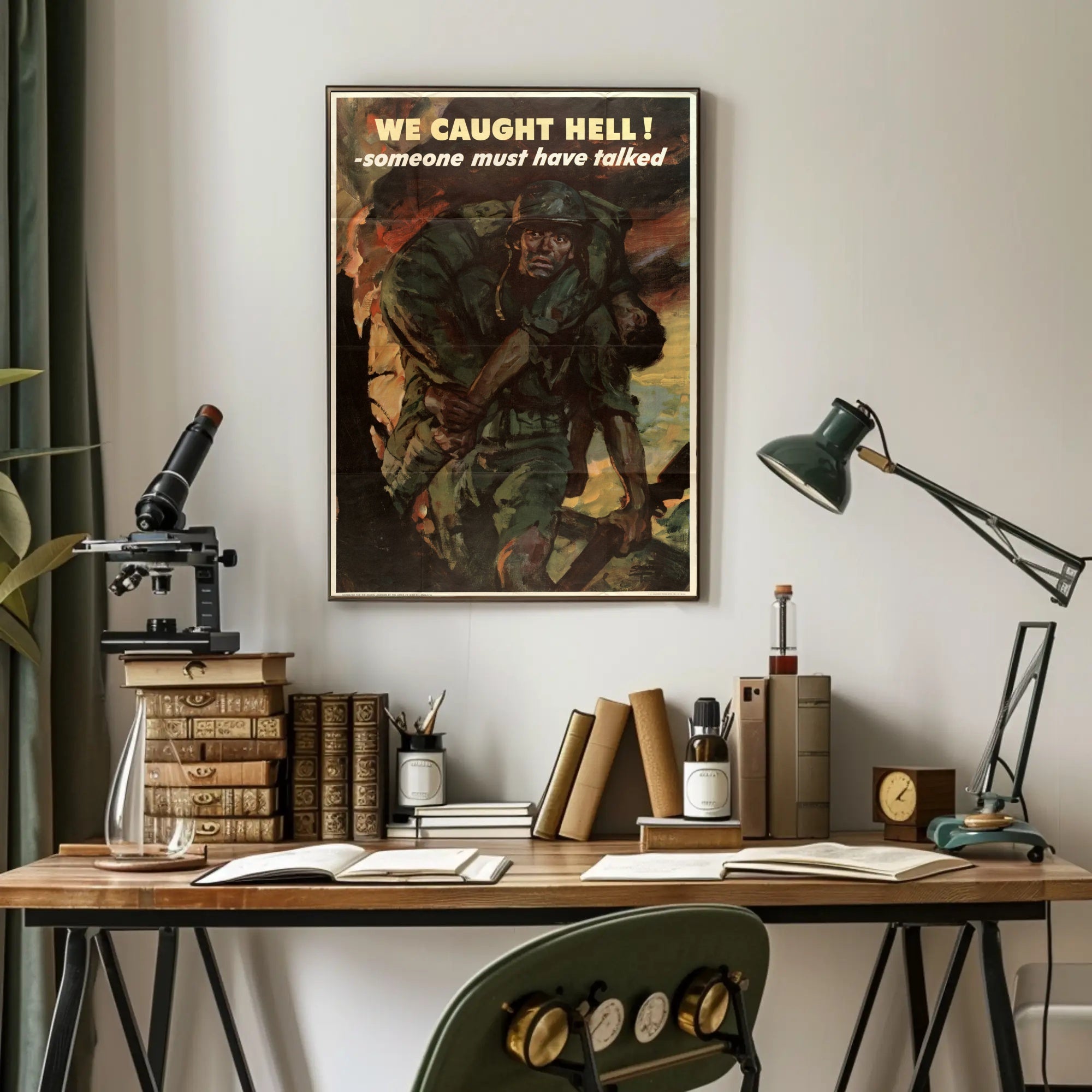 We Caught Hell Poster Art Print for Home Decor PosterGoat