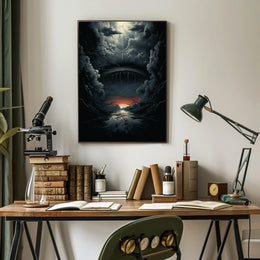 Dramatic Surreal Landscape Fantasy Art Poster