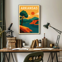 Arkansas Scenic Landscape Poster