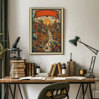 Enchanted Cityscape Poster