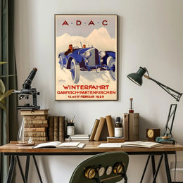 Winterfahrt 1925 Advertisement Poster