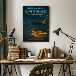 Supermarine Spitfire Icon of Victory Poster