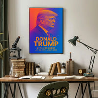 Trump Visionary Futurism Patriot Poster