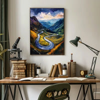 Romania Transfagarasan Mountain Road Scenic Poster