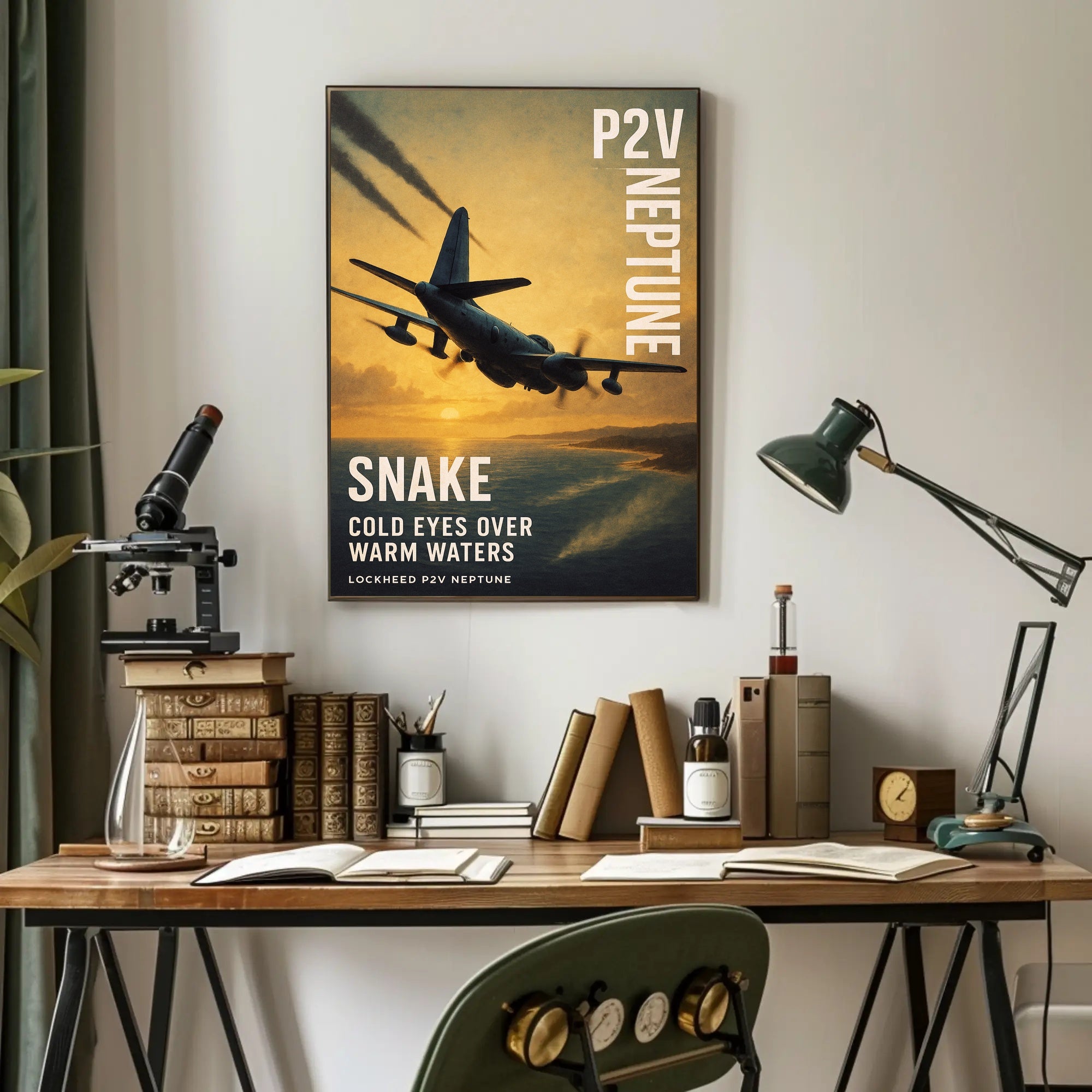 Snake Cold Eyes Over Warm Waters Poster PosterGoat