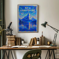New Hampshire Mountain Landscape Poster