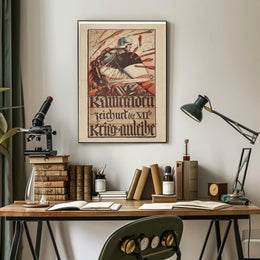 Wartime Heroic Scene Historical or Presidential Poster