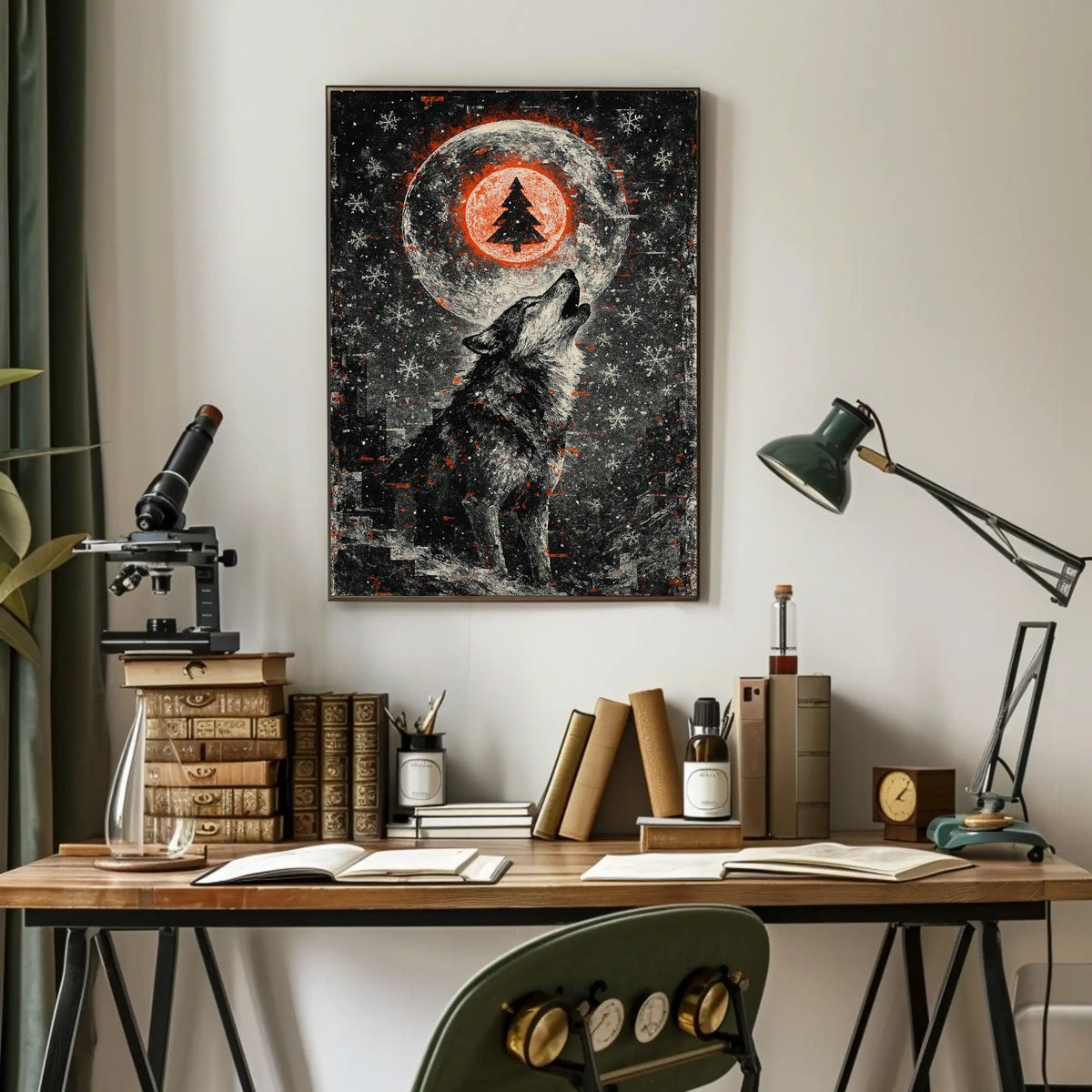 Howling Under the Winter Moon Poster