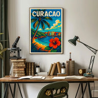 Curacao Island Paradise Poster
