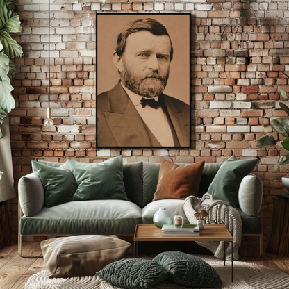 Ulysses S. Grant 18th President Sepia Photo