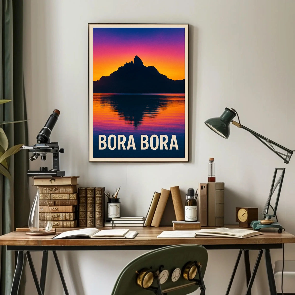 Bora Bora Sunset Poster
