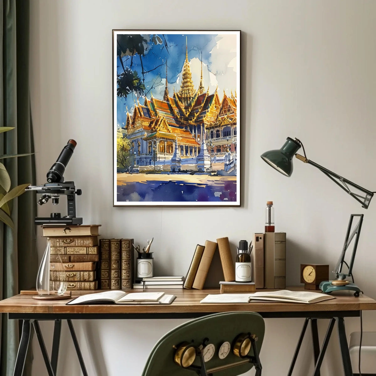 Majestic Thai Architecture Poster