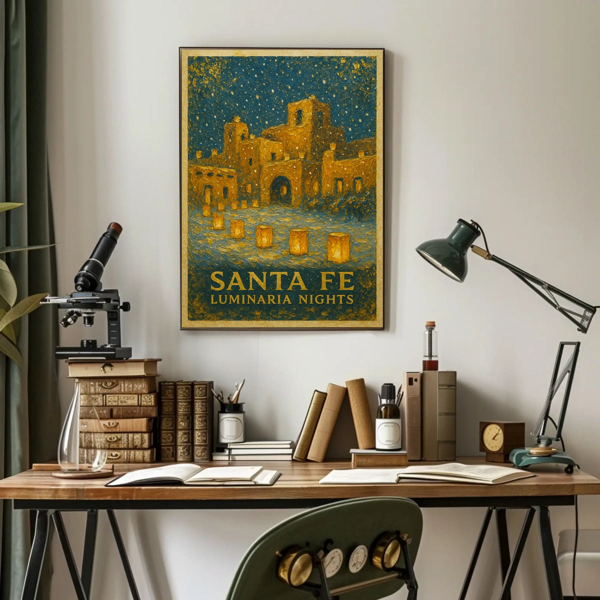 Santa Fe Luminaria Nights Poster