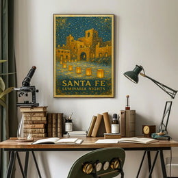 Santa Fe Luminaria Nights Poster